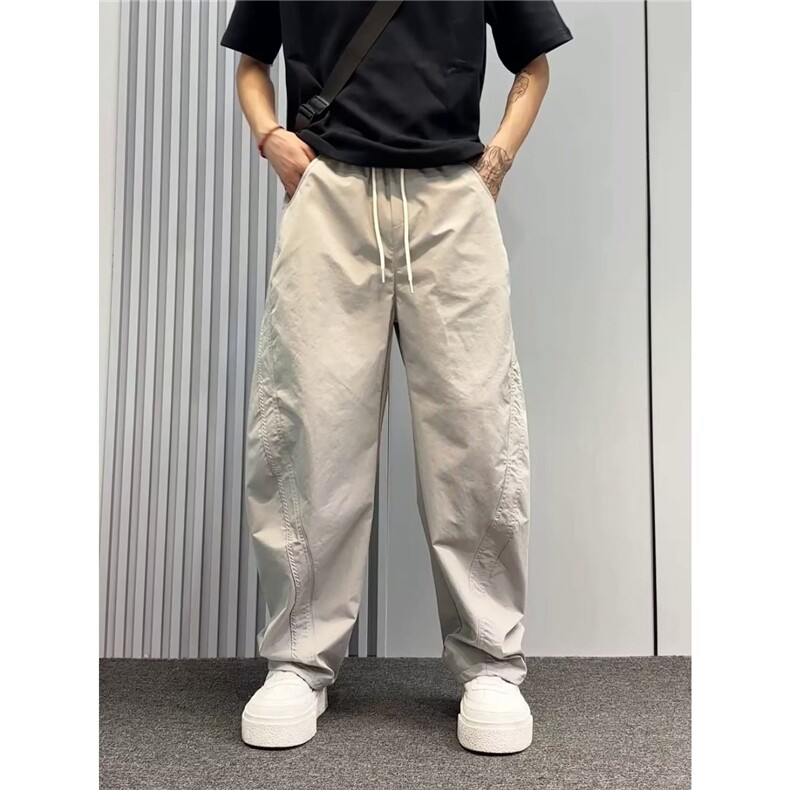 网图现货夏季新款直筒男潮流百搭休闲裤宽松哈伦裤RY232-P50,男装休闲裤,星座1005-4