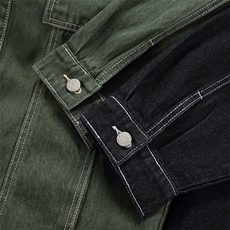 25新款字母刺绣宽松韩版水洗牛仔夹克2018/P98/148，男装夹克，星座202-1