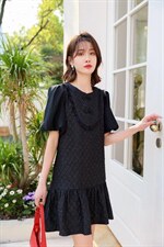 风盘扣连衣裙，两色、三个尺码，女装连衣裙，依柏璐(1F)