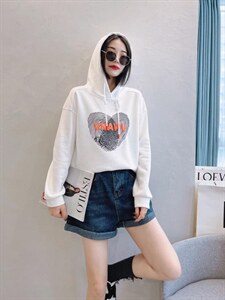 秋季戴帽长袖卫衣,女装卫衣/绒衫,薰衣坊