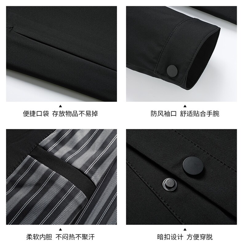 NJ2398钱塘2020-2新款中年男士秋装商务休闲简约翻领夹克P75,男装夹克,钱塘207-2