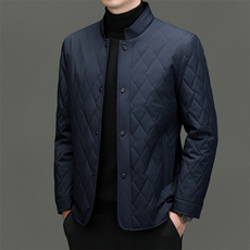 CSMF89805钱塘2020-2新款冬季厚款商务休闲简约中年男士棉衣P155，男装棉衣，钱塘207-2