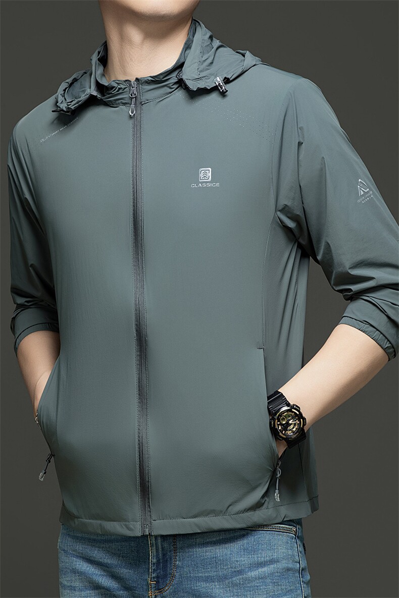 B-N7839夏季男士透气皮肤衣速干外穿防晒服薄款户外免烫外套,男装防晒衣,电商B360