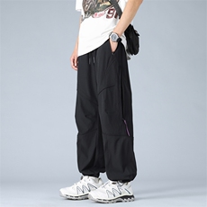 春夏美冲锋裤男户外机能风登山运动裤高街设计感休闲裤AK0251-P53，男装休闲裤，星座308B-2