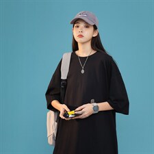 电商DSA028-KBDT棉P20港风袖短袖T恤大码宽松休闲上衣，男装T恤，电商A028