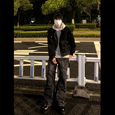 (自家图）秋冬牛仔裤新款文艺气质潮流潮青春慵懒KX36-P73，男装牛仔裤，星座1109-3
