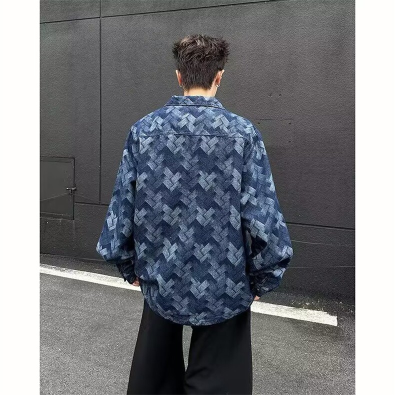 网络图现货美式潮牌新款痞帅宽松工装水洗牛仔外套JC06-P52,男装工装外套,星座715-7