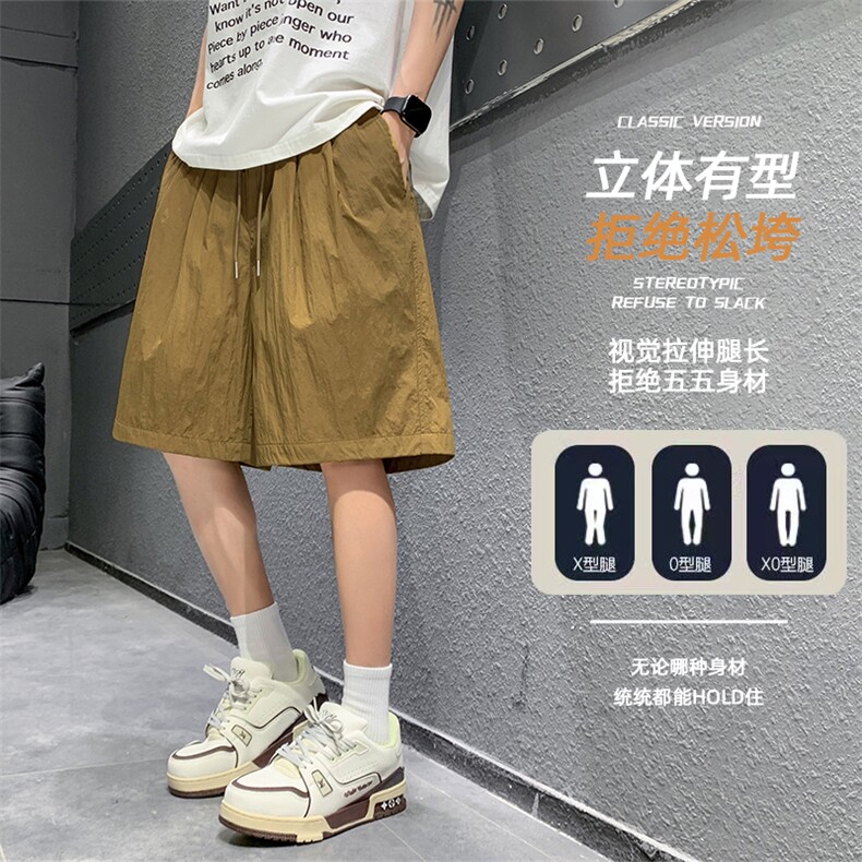 现货夏季工装短裤男ins潮牌休闲百搭潮流痞帅五分裤D02518-P35,男装休闲裤,星座308B-2