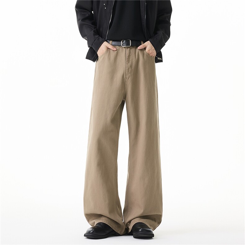 秋冬男女同款水洗复古宽松水洗重磅基础款牛仔裤xz405-k2015-p65，男装牛仔裤，星座405