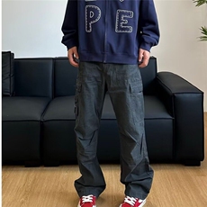 简约慵懒休闲长裤百搭新款流行文艺气质原宿时尚ins日系潮流，男装休闲裤，星座506A