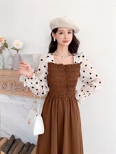 秋季时尚连衣裙，女装连衣裙，亿炫(5F)