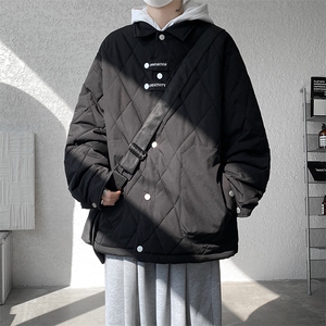 仓库现货MY1112-特批80 秋冬棉衣加厚夹克领加棉外套刺绣棉服加厚图片