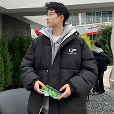 ！2023冬季新款男士立领棉服百搭学生印花棉衣外套MY120P70，男装棉衣，电商B220