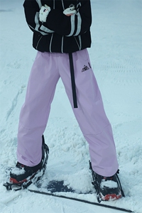 单板双板防水时尚男女银狐绒保暖保暖滑雪裤K1077J加绒-P75控108图片