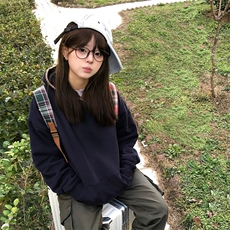 抖音得物高品质二开25秋冬美式重磅宽松纯色连帽贝壳刺绣卫衣W63，男装卫衣，电商A486-1