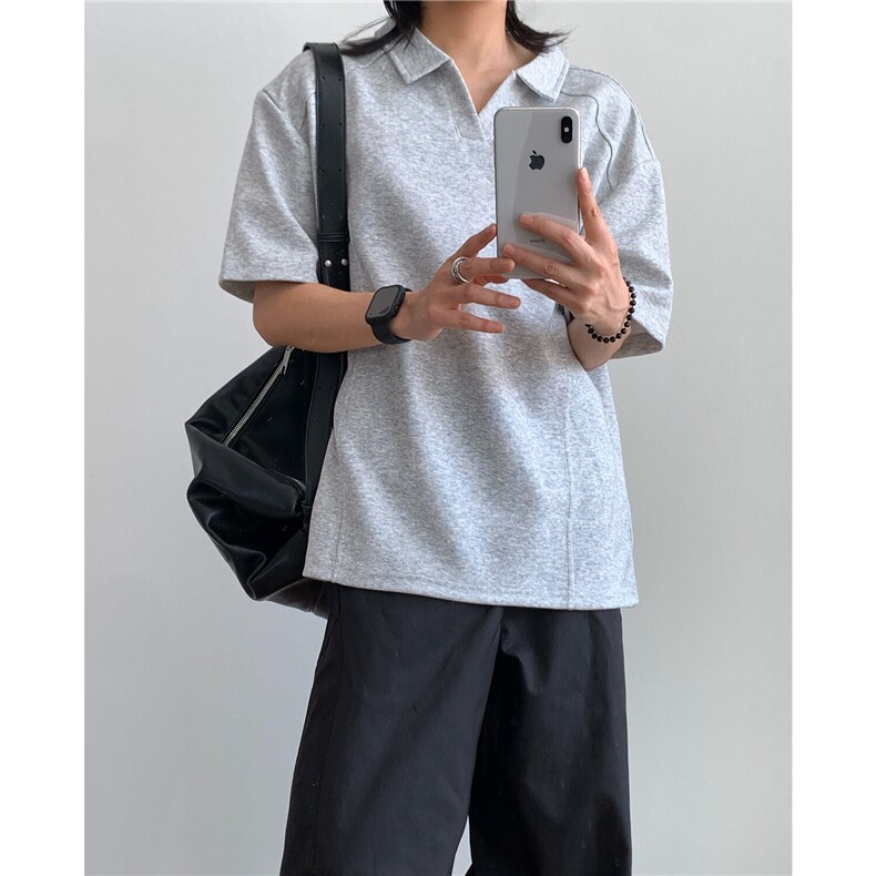 主推重磅POLO衫夏季短袖翻领半袖上衣cleanfit正肩t恤衫S419特28,男装Polo衫,电商A233-1