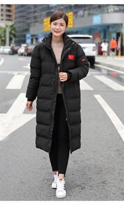 户外运动棉服大衣加厚长款男女大衣保暖外套棉服爸妈长款棉衣潮图片