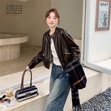 2025年冬季短皮衣加绒棉服RF2C290-6882-P185-K275，女装皮衣，蝶眷
