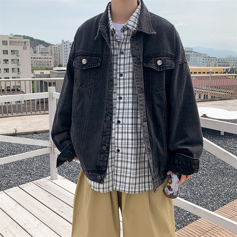 外套男春秋男士牛仔夹克男宽松韩版潮流棒球服外衣秋装WT5542-p55，男装夹克，星座1008-2