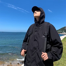 男秋季2023新款长袖夹克外套冲锋衣拉链C2265P58，男装夹克，星座1116-2