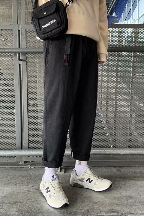 春夏休闲裤男宽松九分裤男潮流直筒帅气大码男裤子-Z614,男装休闲裤,星座1008