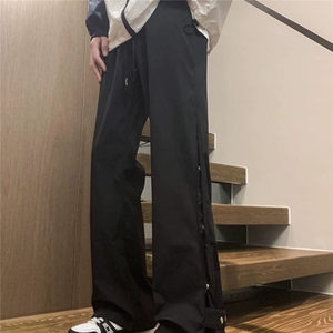 A854-P39 冲锋裤男春秋2024美式vibe机能微喇裤子潮牌宽松图片
