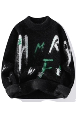 2024【新品】秋冬新款男士仿貂绒针织衫潮流百搭毛衣-M5168-P35，男装针织衫/毛衣，星座1105