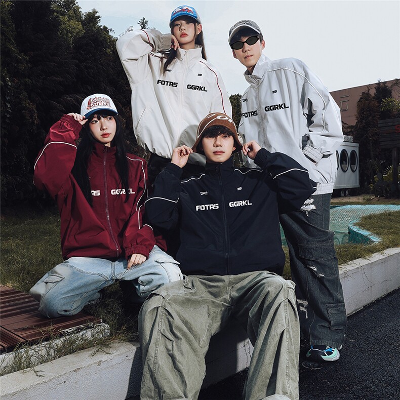 特批多模防水时尚字母印花棒球服户外夹克A247-F353特批65控98,男装夹克,电商A247
