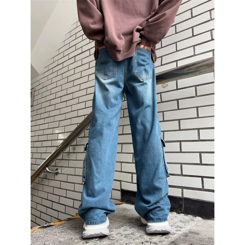 美式牛仔裤男款秋季长裤潮XK8062P60,男装牛仔裤,星座1116-2