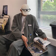 【2025秋冬】送领带一套货号4444西装货号4444Y西裤货号5555K,男装西服套装,星座112A