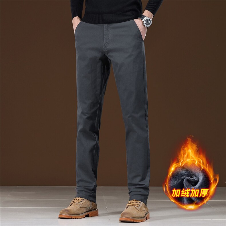 秋冬纯棉加绒保暖棉裤子休闲裤直筒时尚男裤138-p45/加绒p55，男装棉裤，星座224-1