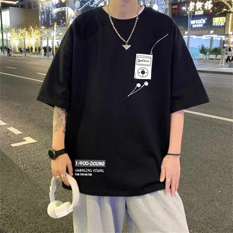 230g重磅纯棉! 夏季短袖t恤男半袖男DSA028-MDT21L125-P25图片