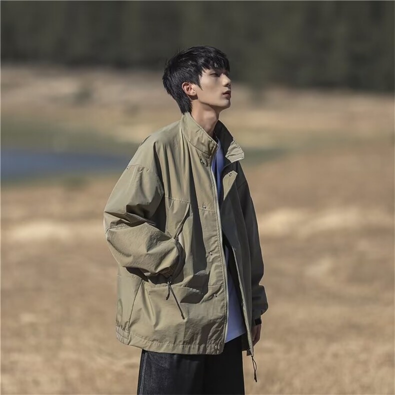 春季新款美式男外套city boy夹克JK08P60图片