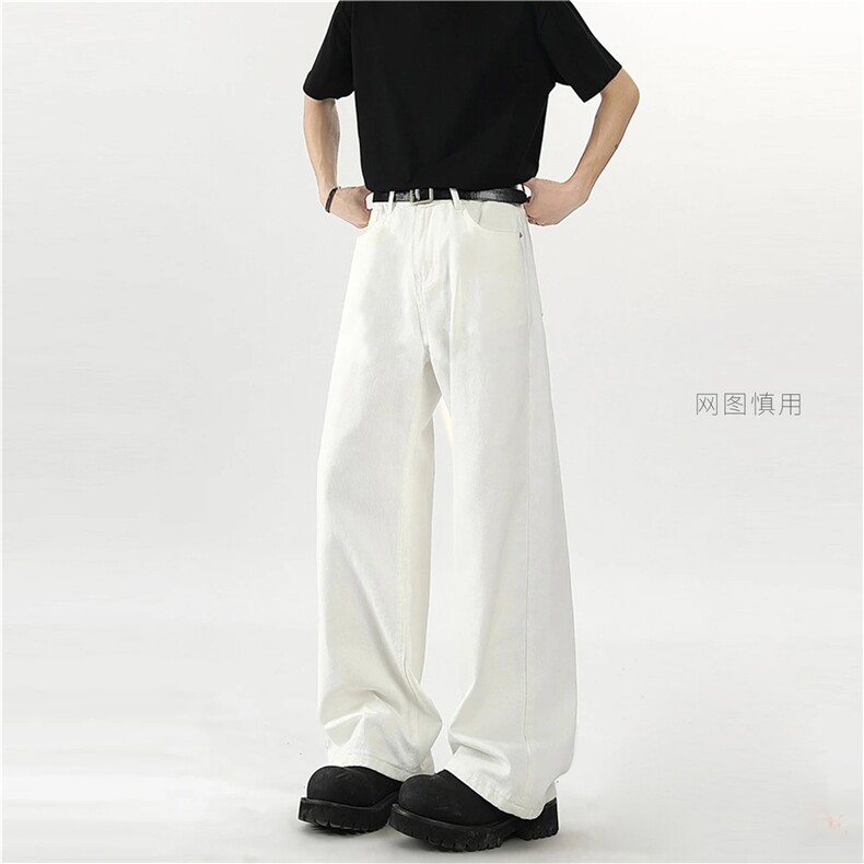 网图大加厚直筒宽松全棉水洗美拉德牛仔裤休闲裤K10231-特P35,男装牛仔裤,电商A099