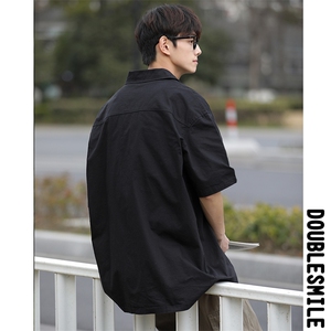 2024 男士纯色宽松短袖衬衫A367 CS01 P38 控58图片