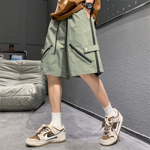 夏季新款工装短裤男潮牌ins休闲裤宽松大码中裤五分裤D0602-P46图片