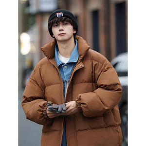 现货一万 抖音直播大 牛仔假两件大码棉衣情侣棉服 8218 P118图片