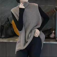 2025年秋季时尚百搭通勤简约休闲马甲，女装马甲，忠诺羊绒