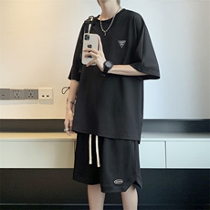 酒店潮流冰丝运动装超薄速干休闲百搭抗皱TZ12-特批70，男装休闲套装，星座718