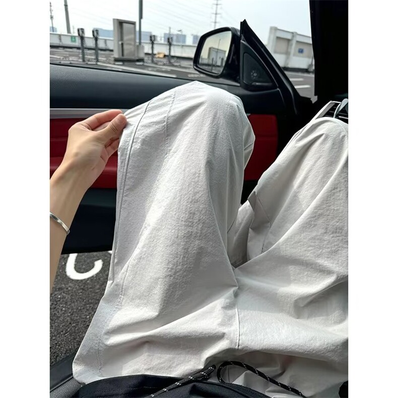 休闲长裤男款军绿色工装裤男2025秋季裤子阔腿直筒长裤K6650-P41,男装工装外套,星座412-3