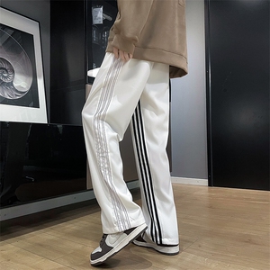 夏季美式vibe潮条纹运动裤男高街直筒宽松垂感阔腿裤 K7229-P32图片