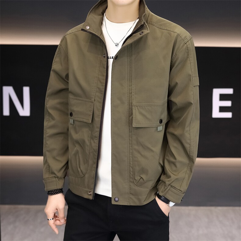 夹克男秋季立接高品质外套型男商务休闲百搭外套夹克N7939-P75图片
