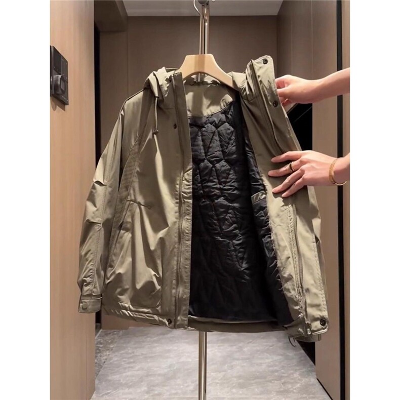 1506-1/GLE-766910/P85连帽冲锋衣外套男春季简约新款宽松休闲,男装夹克,星座1506A