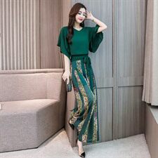 套装/套裙2023年夏季纯色显瘦修身百搭潮流简约个性时尚，女装套装/套裙，时尚俏佳人