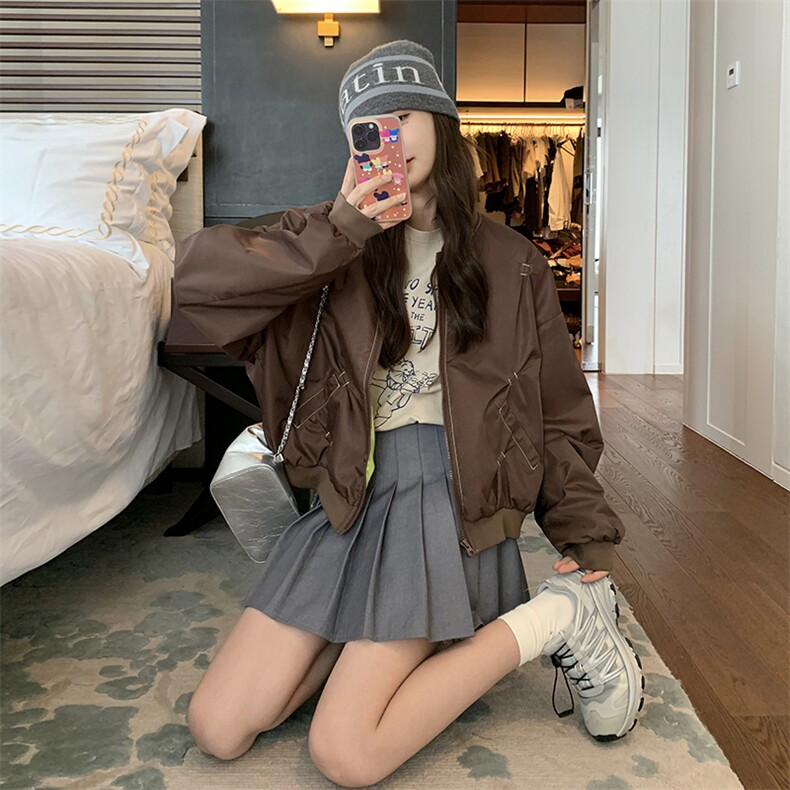 2023年秋季新款个性里内纯色短外套B190-82393-P125-K178，女装短外套，一九零