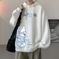 连帽卫衣男大码胖子帽衫大号运动服WY2432-P35，男装卫衣，电商A040