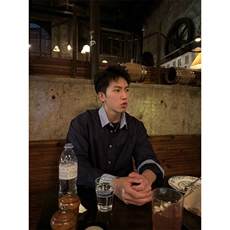 网图现货格子假两件接拼格纹长袖衬衫miu系CS06-特P38男女可穿，男装衬衫，电商C310