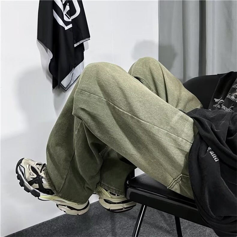 牛仔裤男秋季潮大码休闲裤子高街NT288P45,男装牛仔裤,星座1116-2