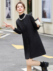 小香风连衣裙套装女春季2025新款爆款富家千金名媛背心裙两件套，女装套装/套裙，冬木谷雨