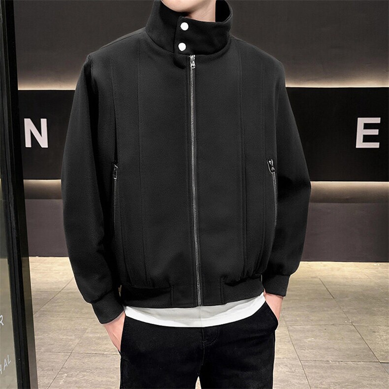硬汉风户外夹克男立领纯色上衣冲锋衣外套DSA157B-JK7868-P70,男装夹克,电商A157B